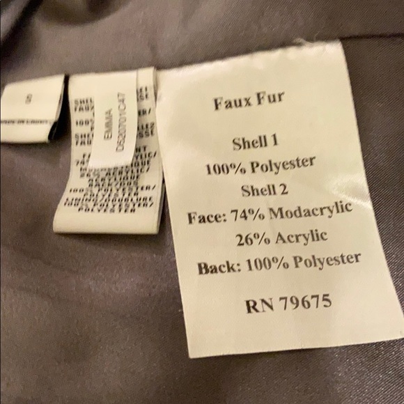 Diane VonFurstenburg Faux Fur Coat - Picture 6 of 6